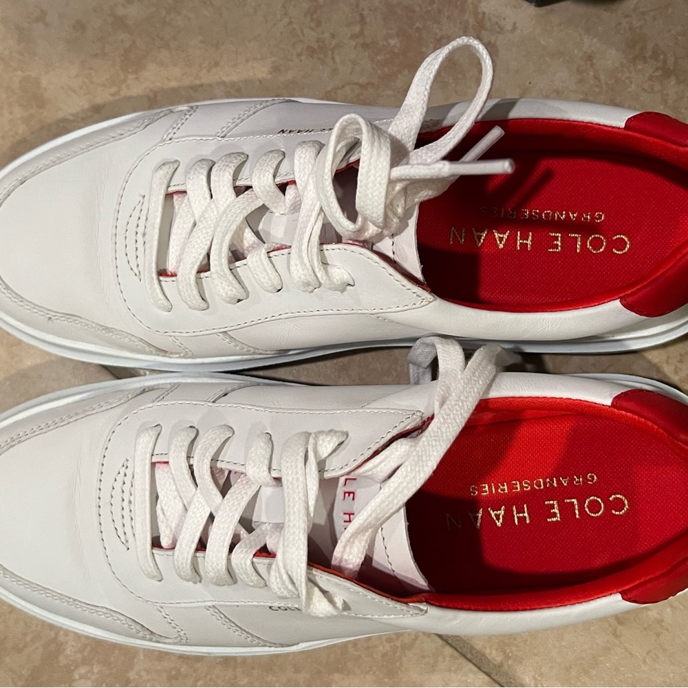 Cole Haan Optic and Flame Sneakers Women Size 7.5